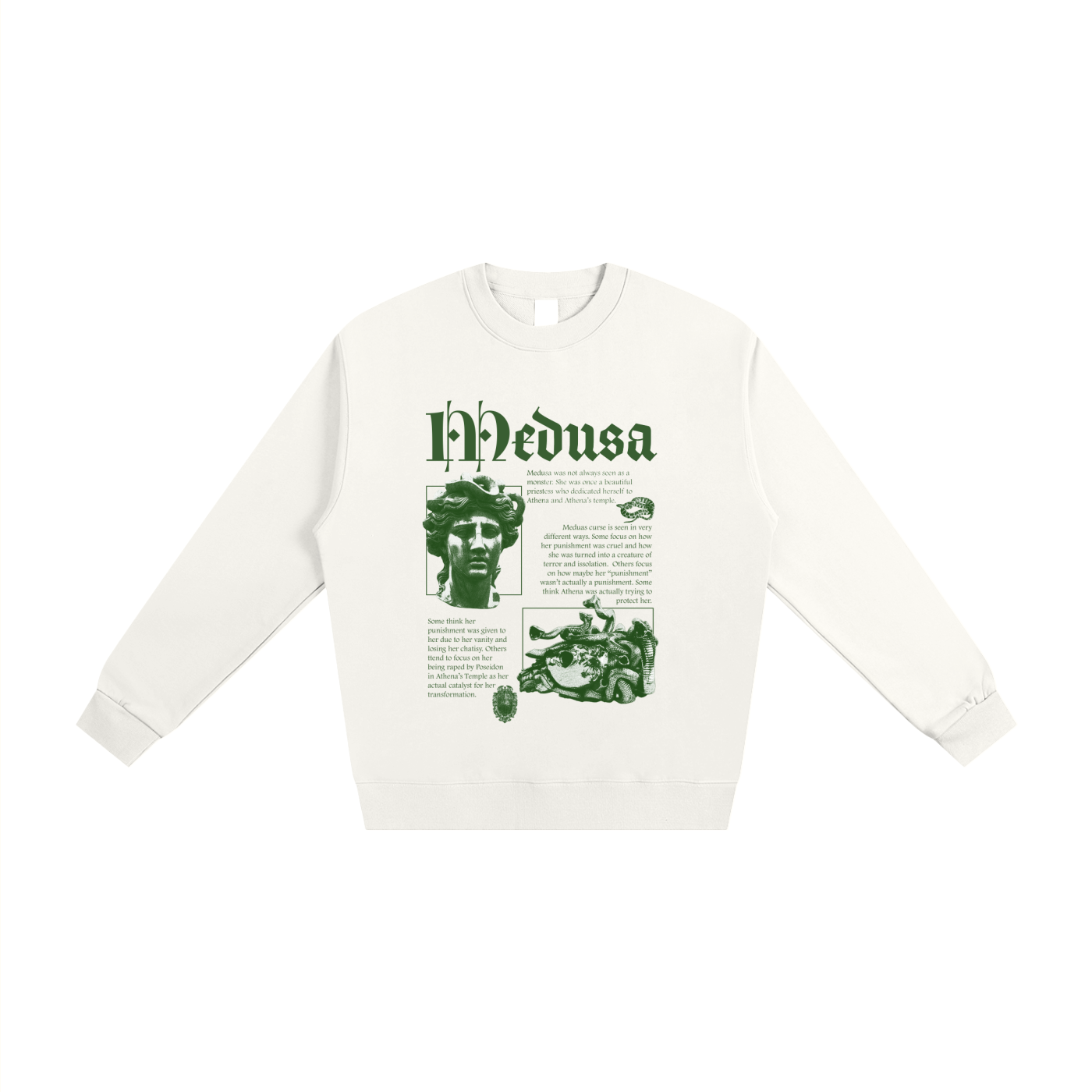 Sweatshirt,Medusa,Greek