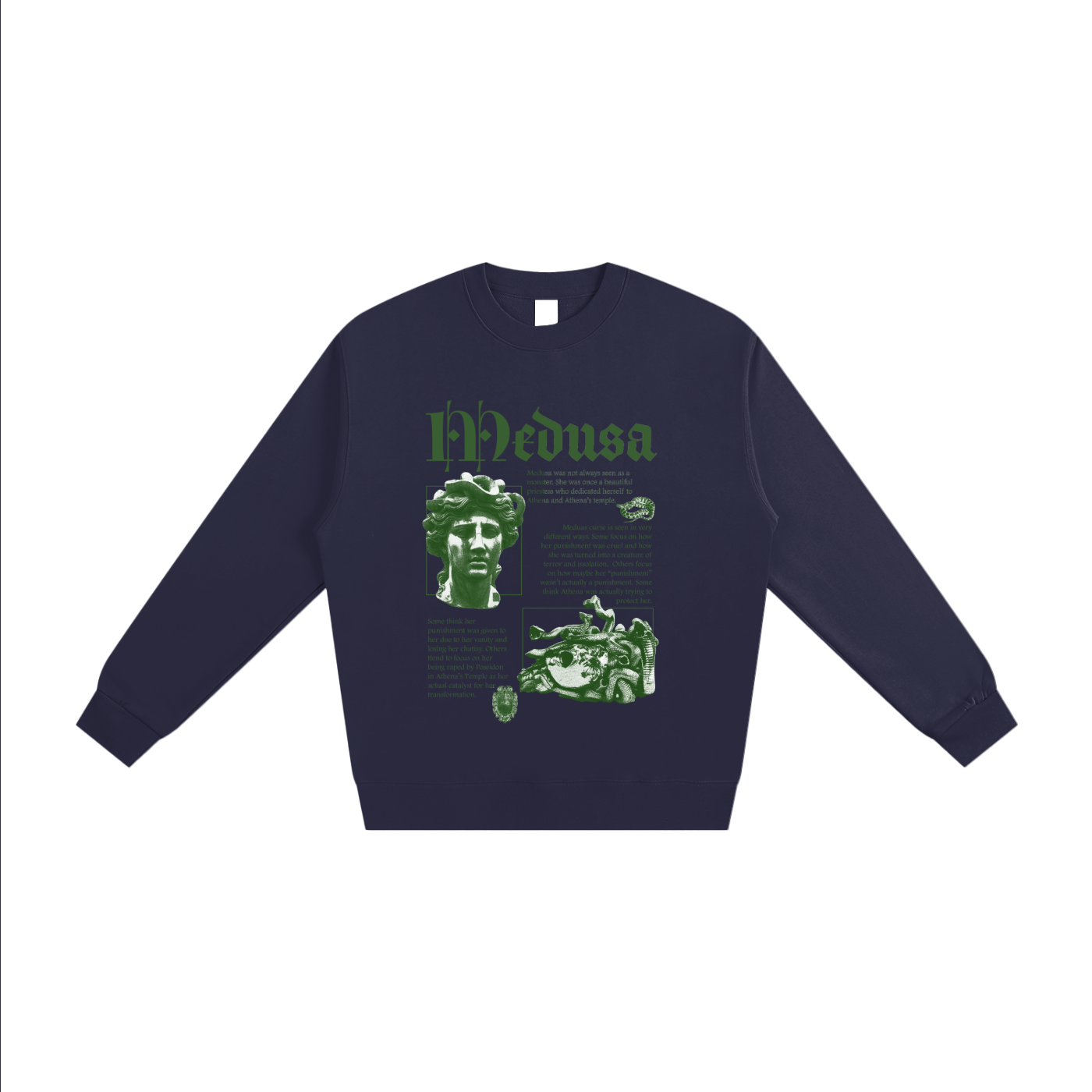 Sweatshirt,Medusa,Greek