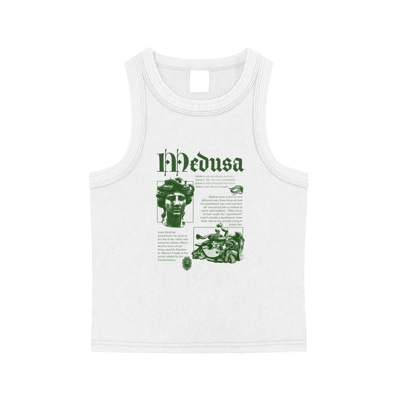 Tank Top,Greek,Medusa