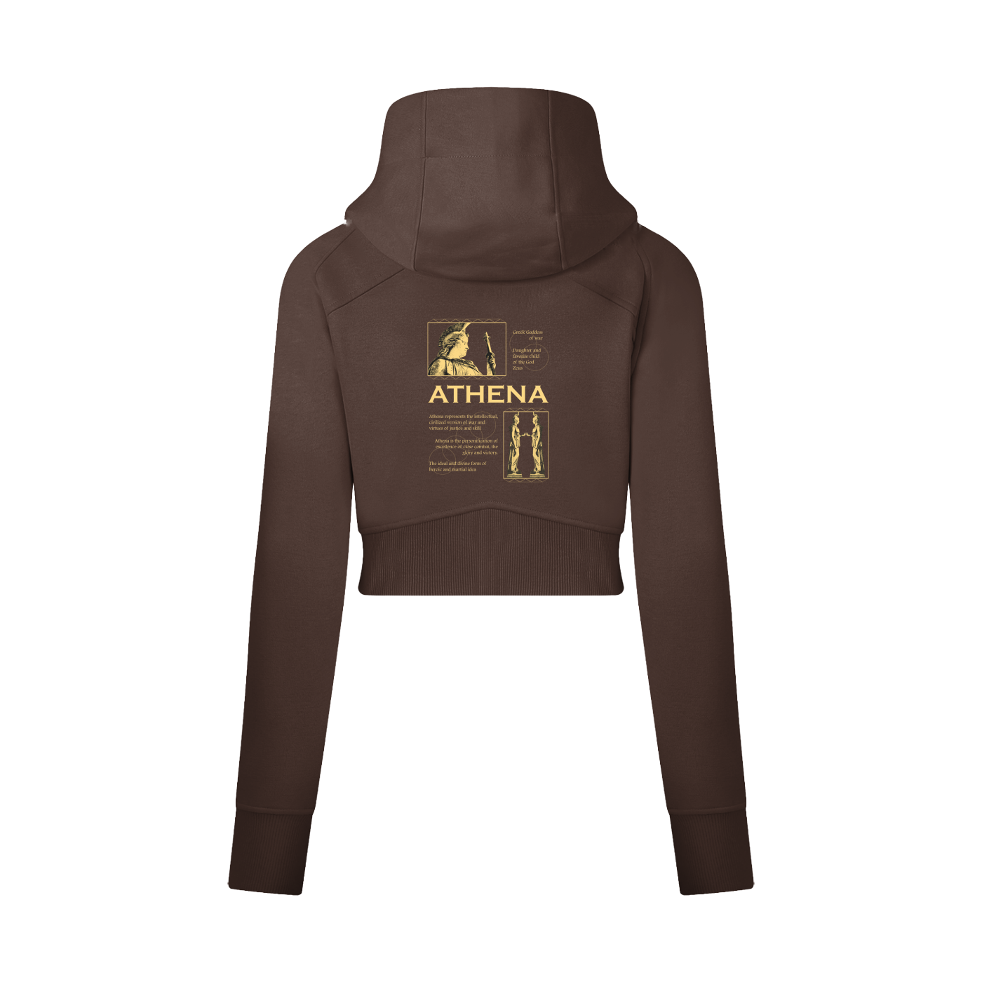 Athena,Greek,Hoodie,Zip-Up