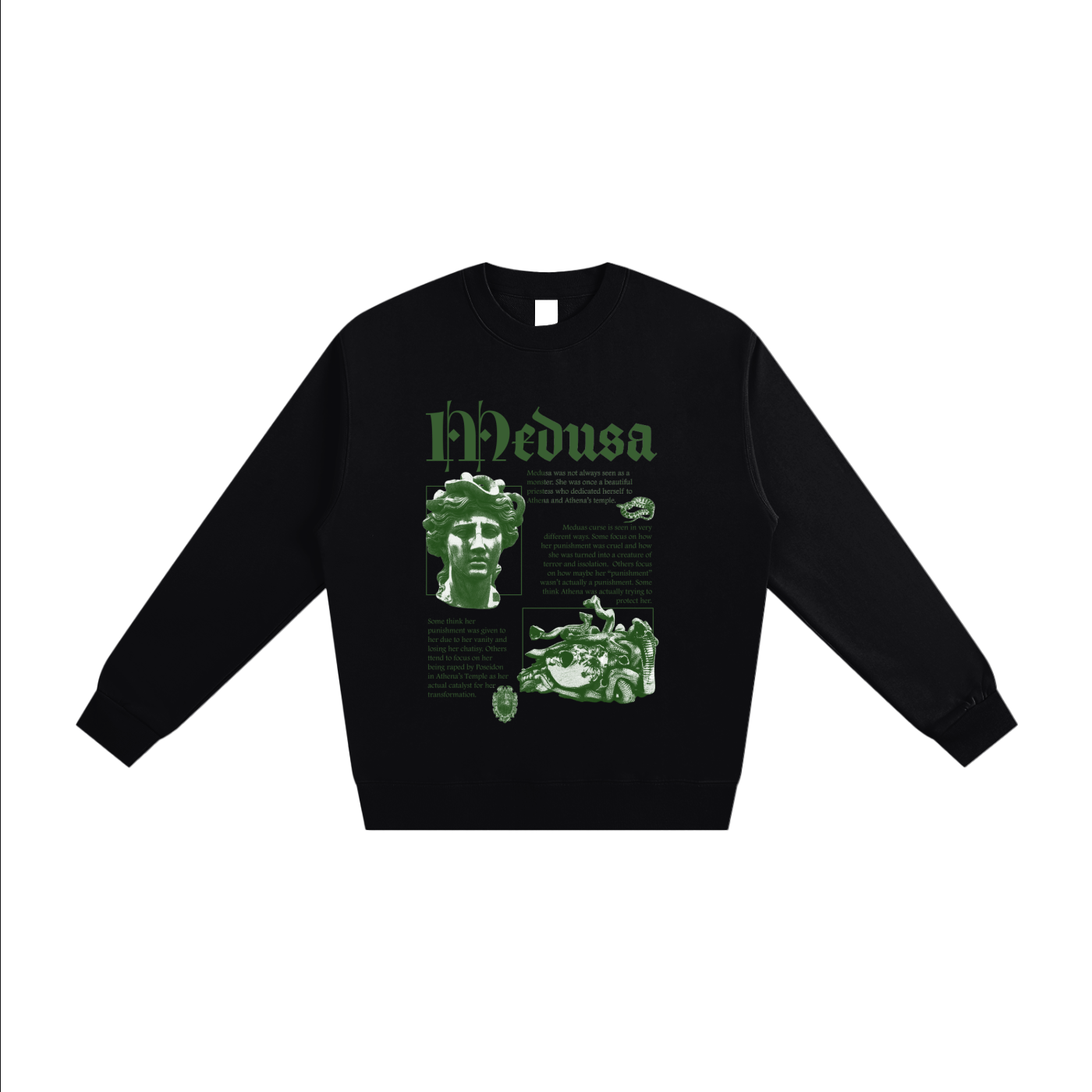 Sweatshirt,Medusa,Greek