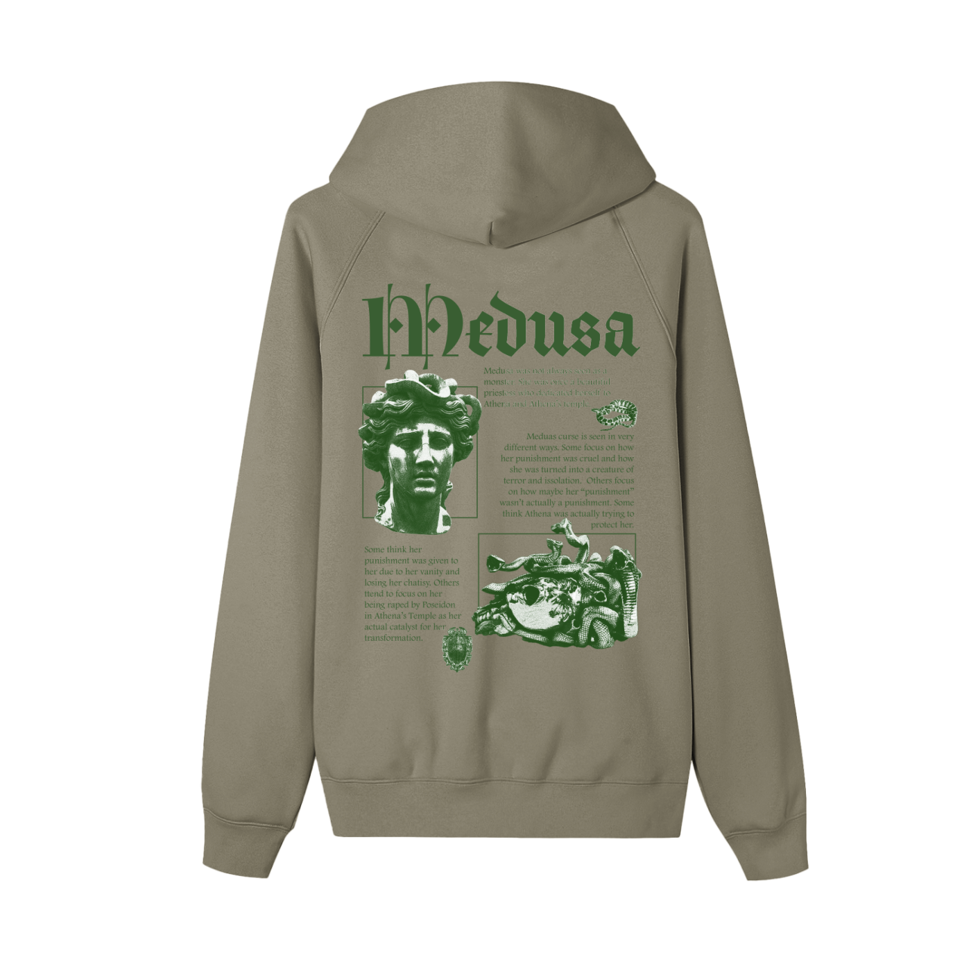 Medusa,Zip-Up,Hoodie,Greek